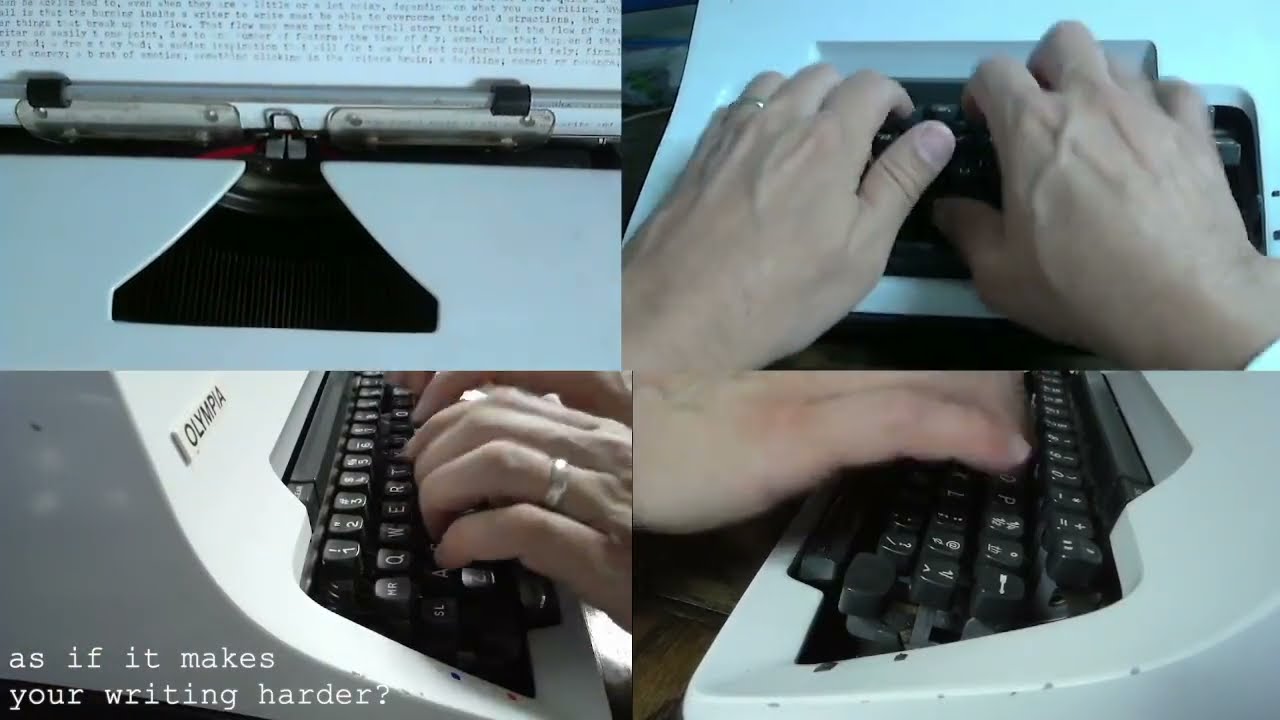 Will it Flow? A Quest to Find the Right Device starting with the Olympia SG3 from 1982