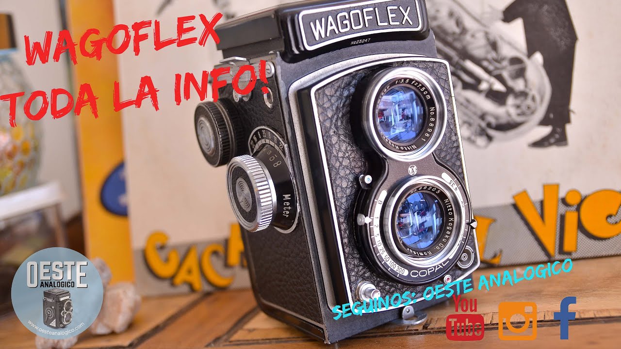 WAGOFLEX 😍 Hermosa TLR para FORMATO MEDIO 📷