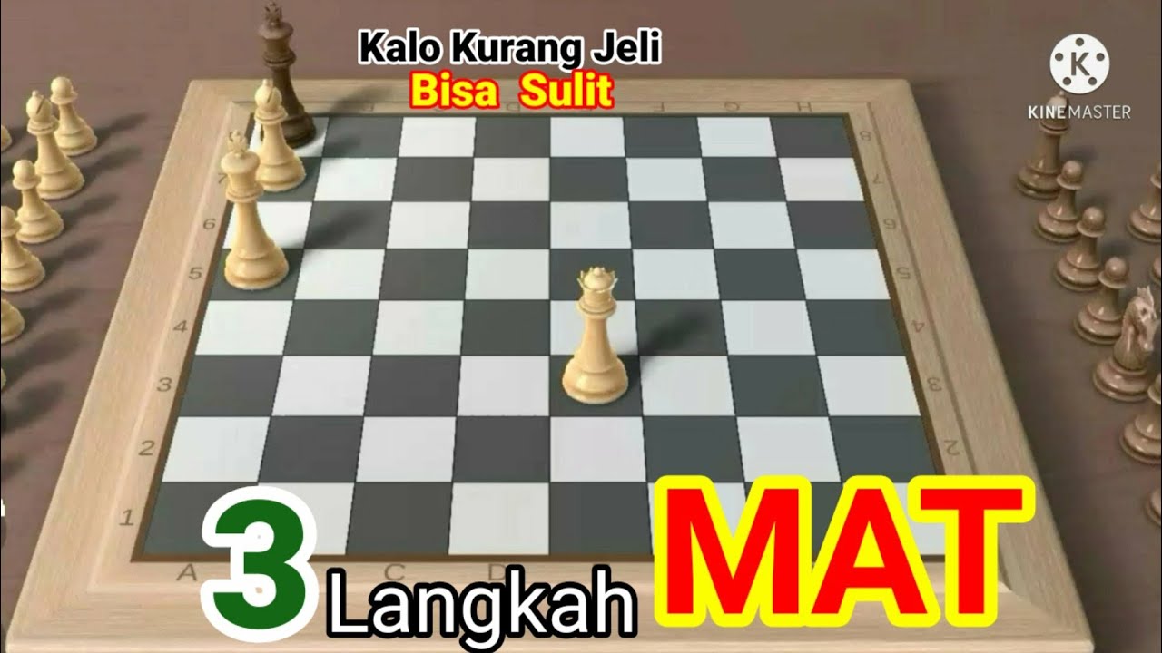 Problem Catur 3 Langkah Mat // Kelihatan nya ringan..Tapi bila kurang jeli ini bisa sulit