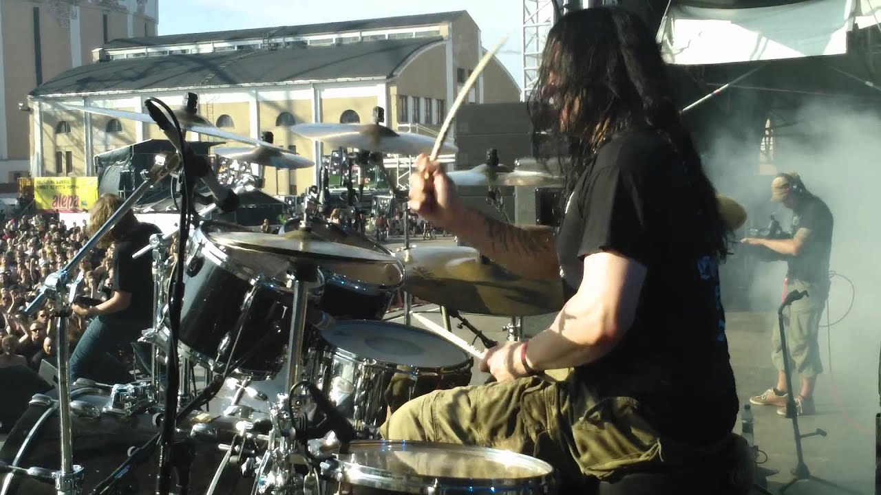 Pearl Artist Adrian Erlandsson/At The Gates Drum Cam Tuska 2011 - Suicide Nation