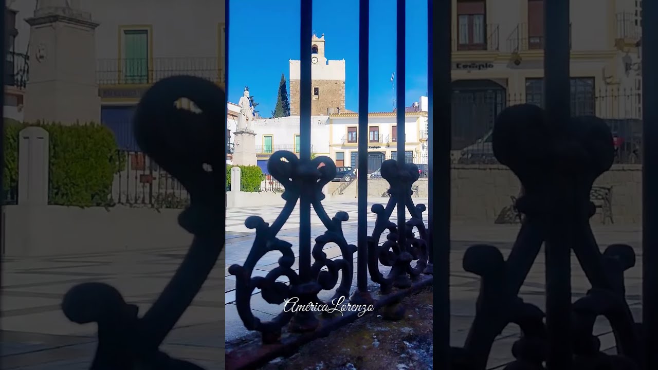 Plaza de Espa&ntilde;a en Barcarrota #extremadura