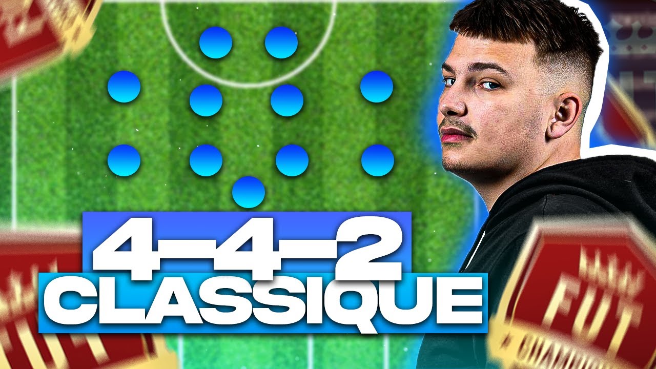 MA TACTIQUE EN 4-4-2 !! 🔥