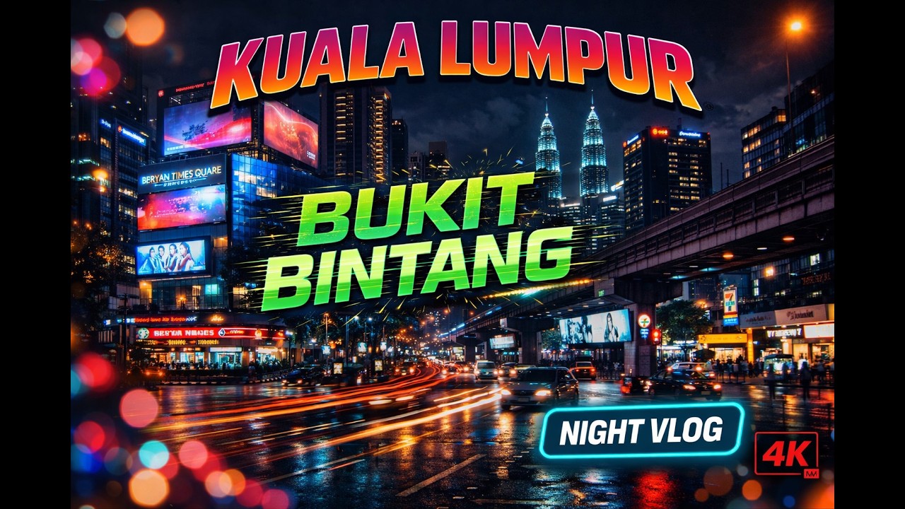BUKIT BINTANG BY NIGHT #bukitbintang #klcc  VLOG #011 #bukitbintang #nightlife #travel #vlog