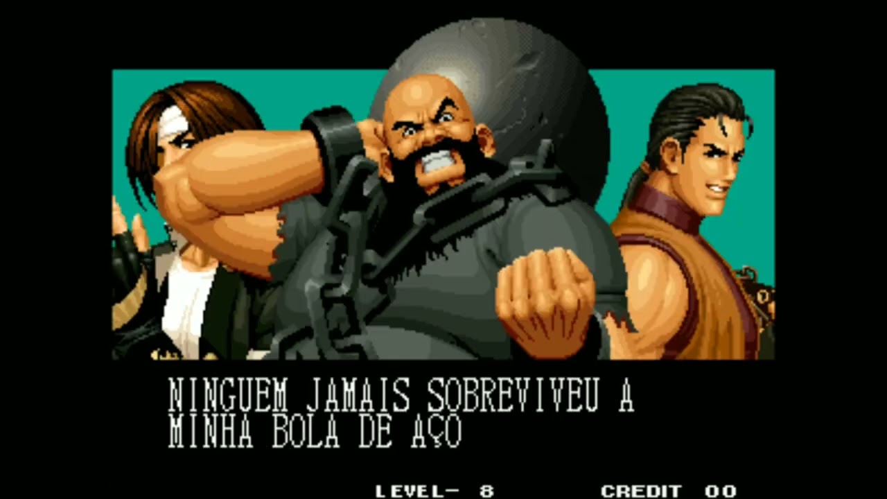 THE KING OF FIGHTERS 95 NEO GEO MVS ARCADE LEVEL 8 ROBERT GARCIA KYO KUSANAGI CHANG KOEHAN SEM FINAL
