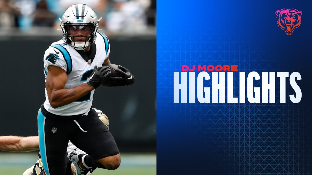 DJ Moore&rsquo;s top career plays | Highlights | Chicago Bears