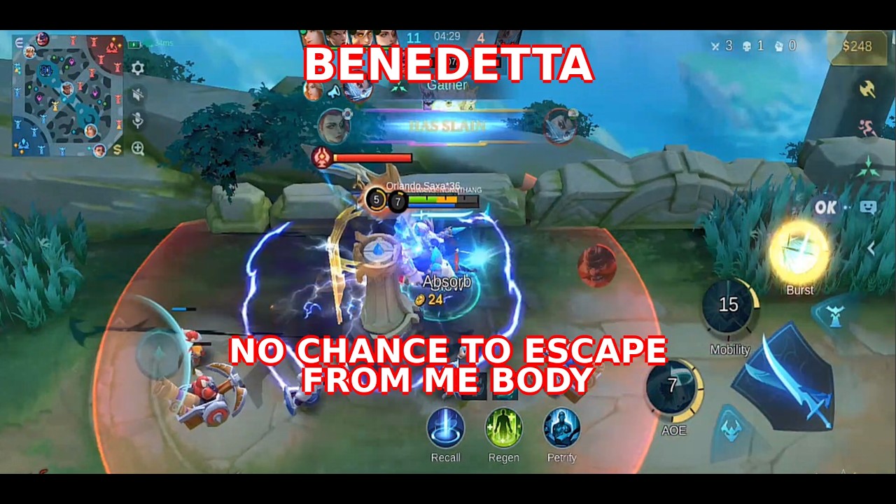 Benedetta Is UNSTOPPABLE 😈 | No Chance To Escape | MLBB Gameplay