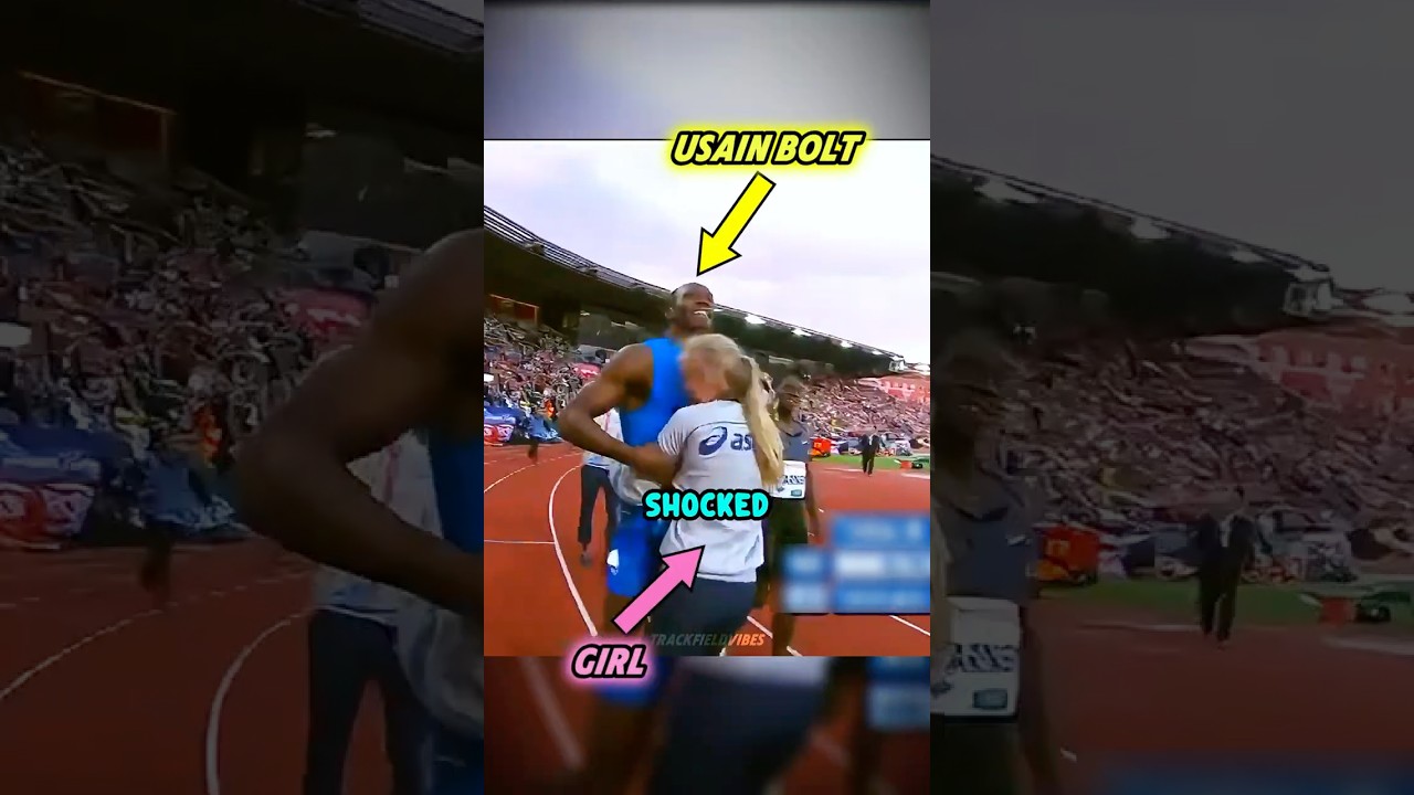 Usain Bolt Bumps Into Flower Girl 🌸