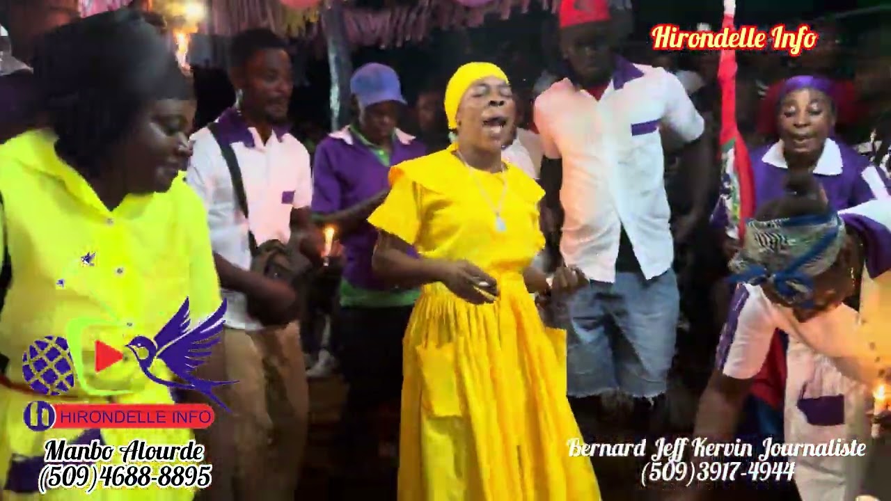 Papa legba nan baryè a,se chante sa a ki te kòmanse 2em jou dans kay manbo Alourde la.