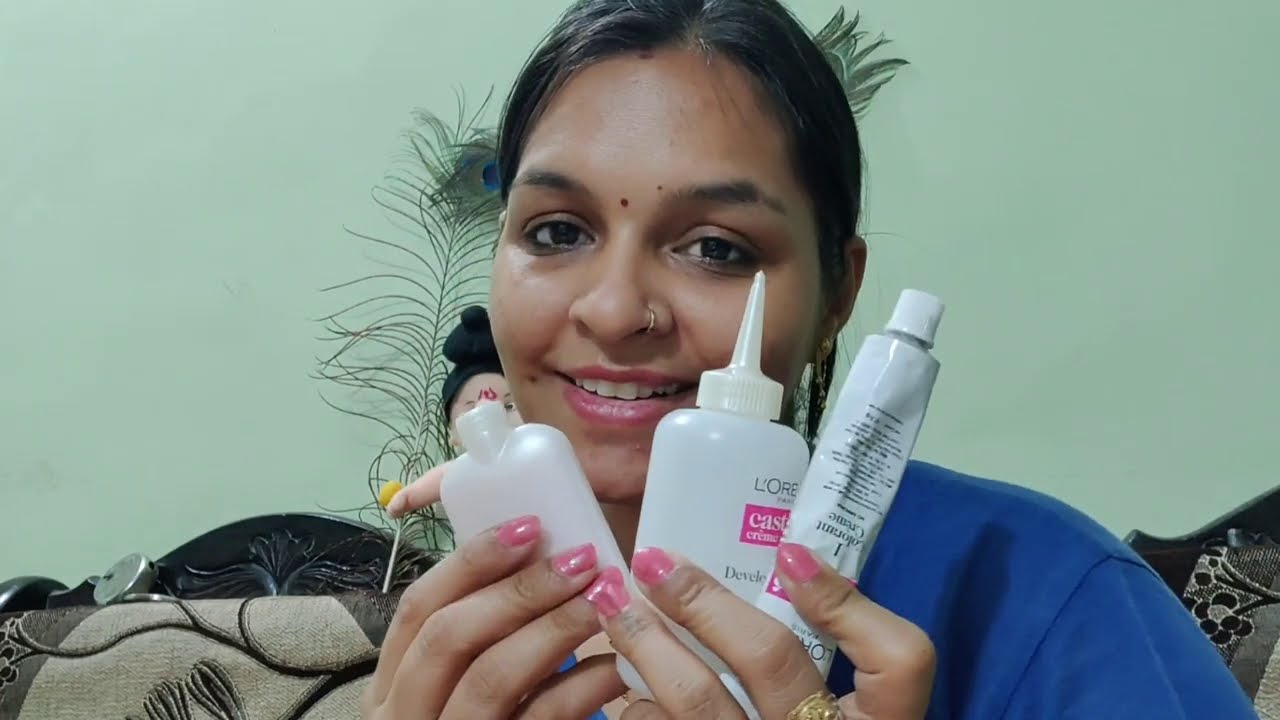 L'Oreal Paris Casting Creme Gloss with Royal jelly Shine Mask || How to apply color at home