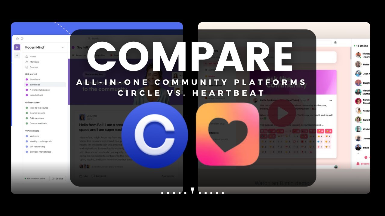Circle vs. Heartbeat: The Key Difference Between Community Platforms