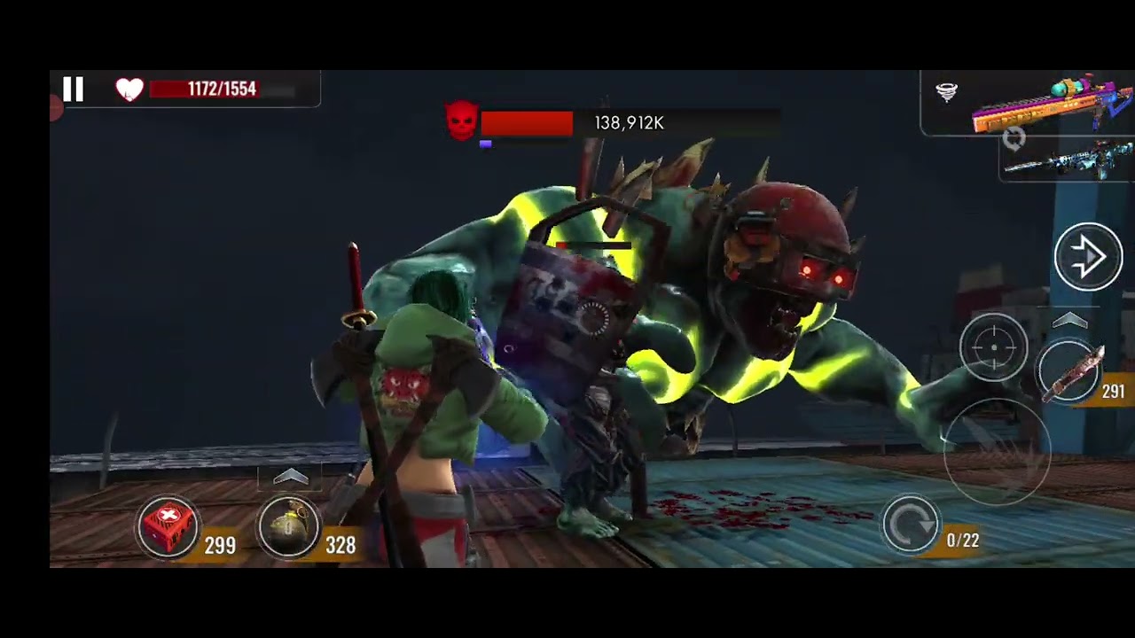 Raid Boss Zombie Hunter Extreme Damage