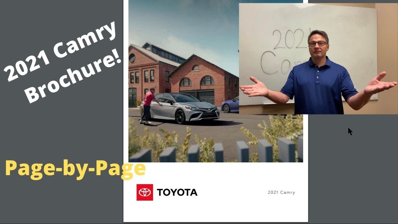 Here's the 2021 Camry Brochure: Page-by-page Full Details! (by Toyotajeff)