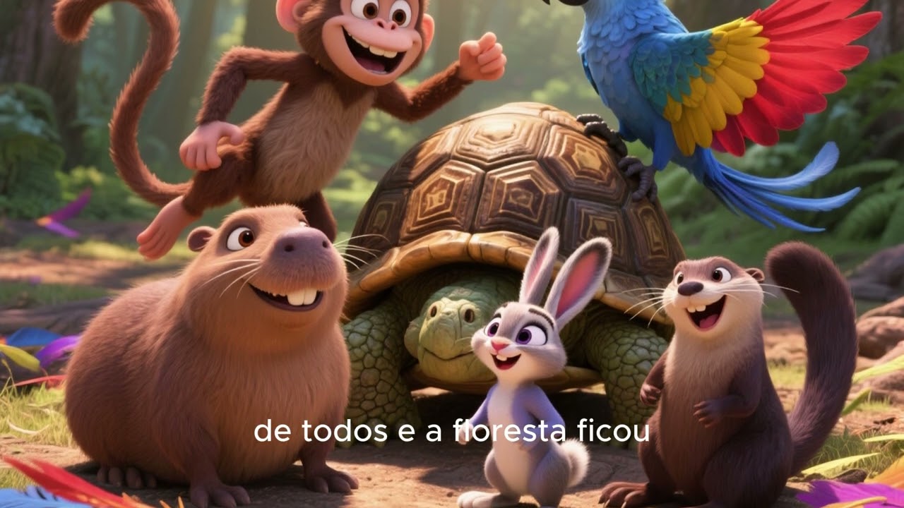 A Grande Brincadeira da Floresta Feliz – A Capivarinha e Seus Amigos