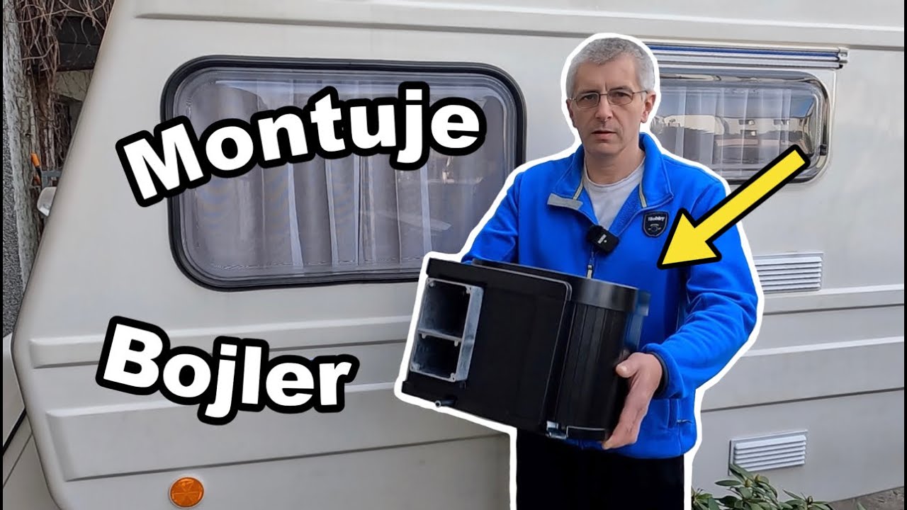 Truma BG10 Montuje Bojler w przyczepie Niewiadów N126N