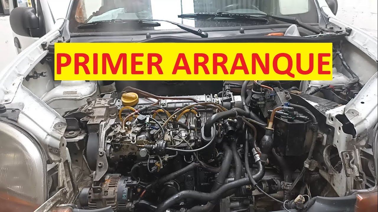F8Q 1.9 Armado Paso a Paso N°16 PRIMER ARRANQUE Motor Diesel de Renault Kangoo 1.9 K630 Diesel
