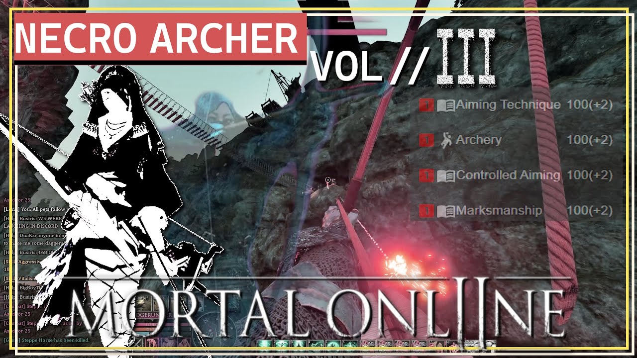 🏹☠️💜necromancer foot archer | VOL. 3 | #mo2 #archery #necromancy