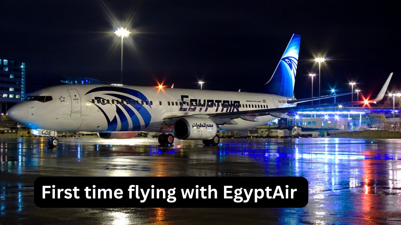 ✈Trip report | EgyptAir B737-800 | Day trip to the Pyramids  | Hurghada - Cairo ✈