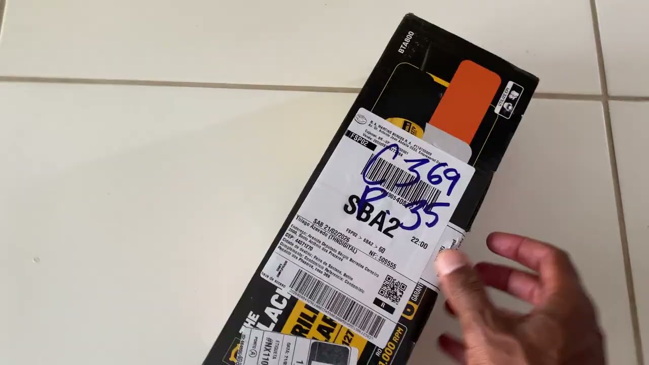Esmerilhadeira Lixadeira da The Black Tools. Será que presta ?