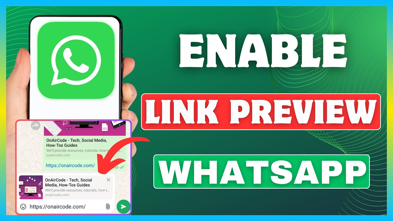 Как включить предварительный просмотр ссылки в WhatsApp | Исправление ошибки, из-за которой предв...