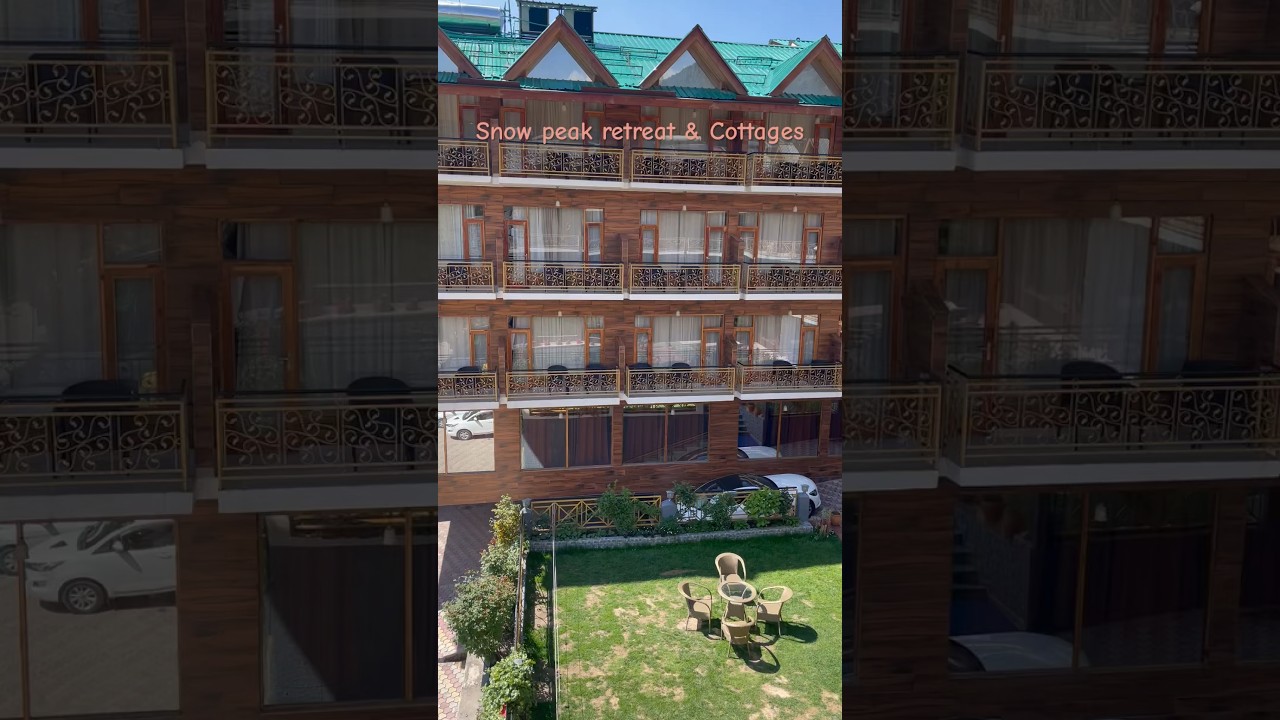 Snow peak retreat & cottages, Manali #snowpeak #hotelinmanali #manalihotels #hotel #mountainview