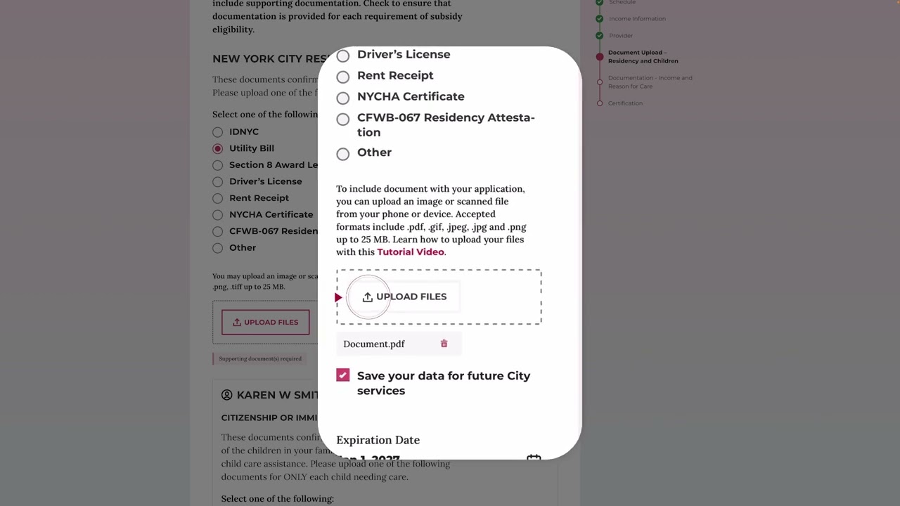 How to Upload Documents to the My City Portal