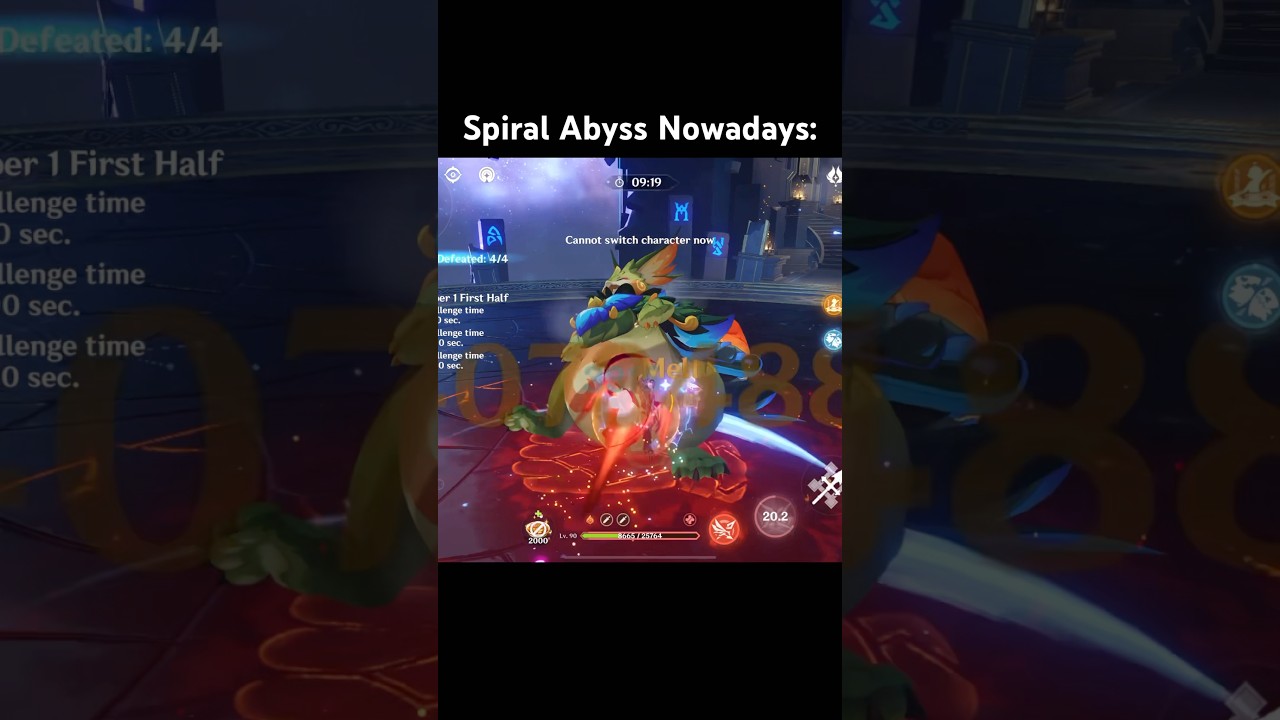 Yes this is floor 12&hellip; #genshinimpact #spiralabyss #arlecchino