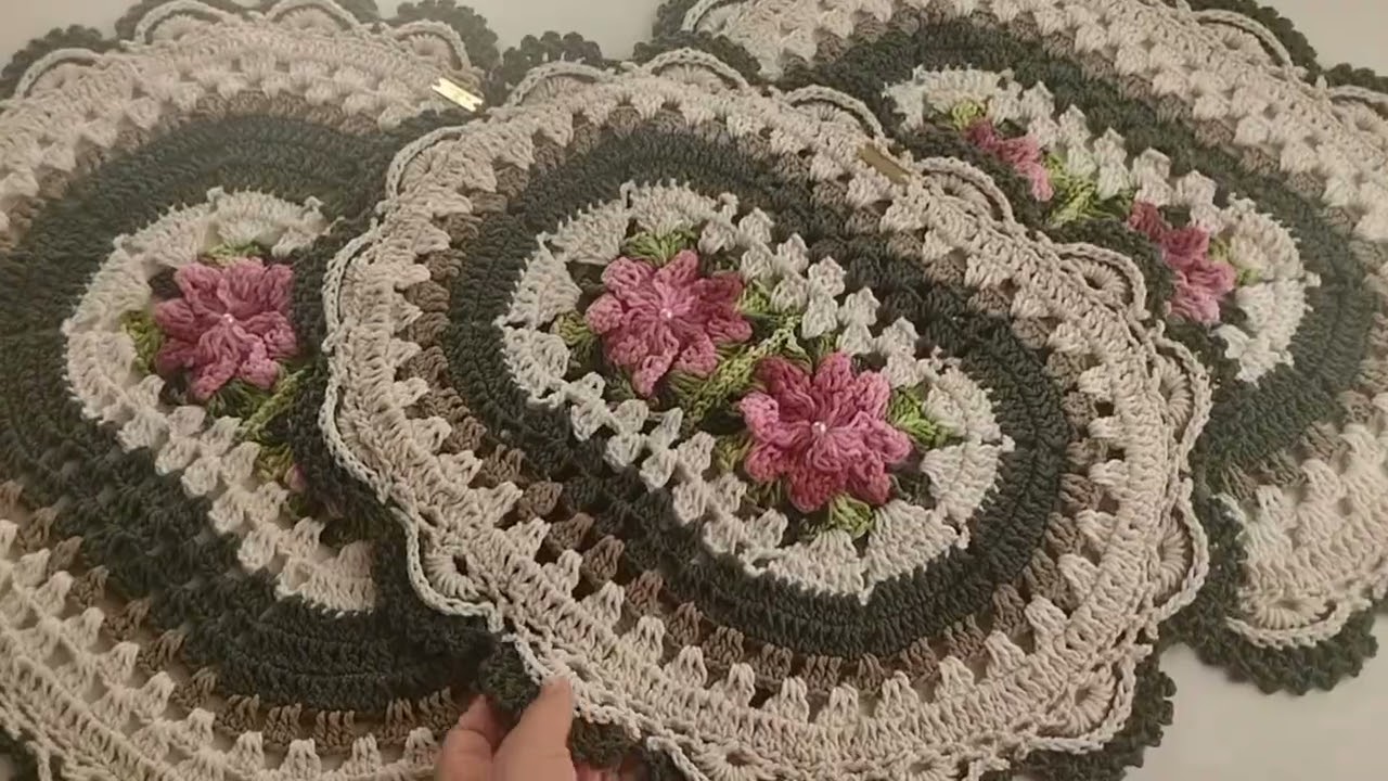 Jogo de banheiro econômico e barato em crochê 100 reais #crochet #croche 