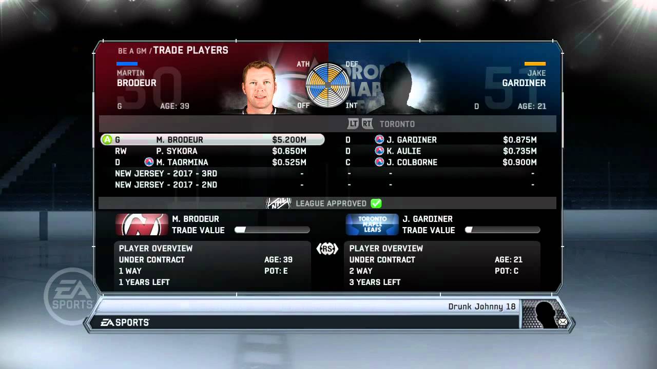 NHL 12: GM Commentary - New Jersey ep. 3 