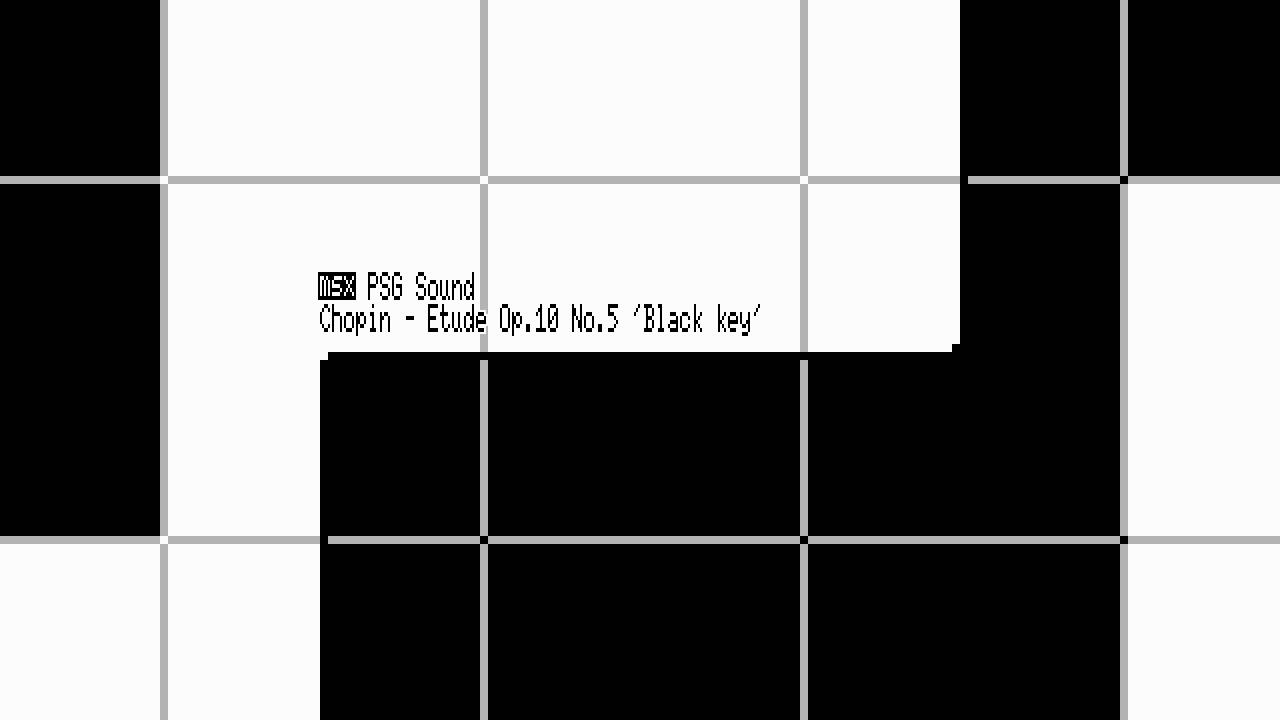 8Bit Chopin Etude Op.10-5 'Black key'