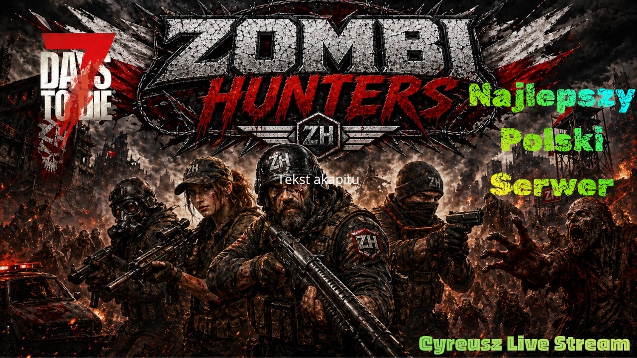 🔴 7 Days to Die 🔴Zombie Hunters🔴 2 Edycja Polskiego Serwera Modowanego🔴 LIVE STREAM