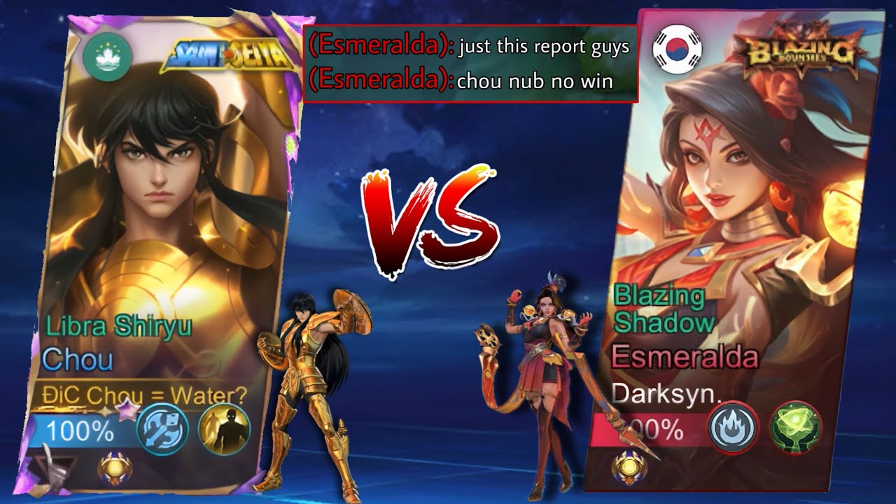 TOP GLOBAL CHOU VS PRO ESMERALDA WHO WILL WIN? (Intense Match) | Mlbb Chou Vs Esmeralda 2026 