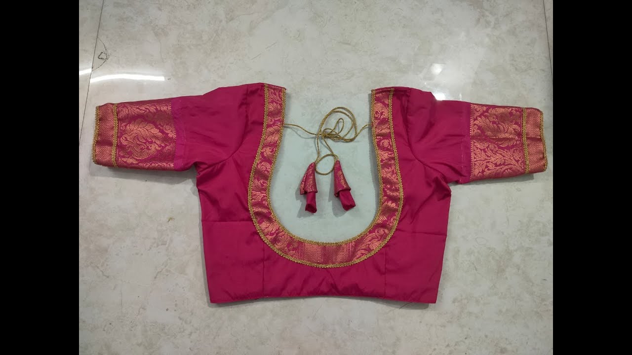Designer Blouse || Back Neck Blouse Cutting And Stitching | #nikitarattu #akshayrattu  #fashion