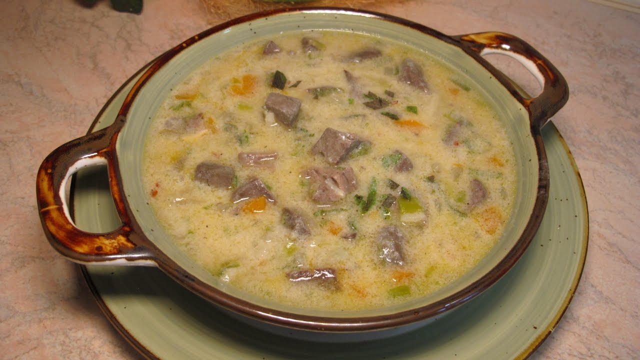 Агнешка дроб чорба.Zuppa di fegato di agnello