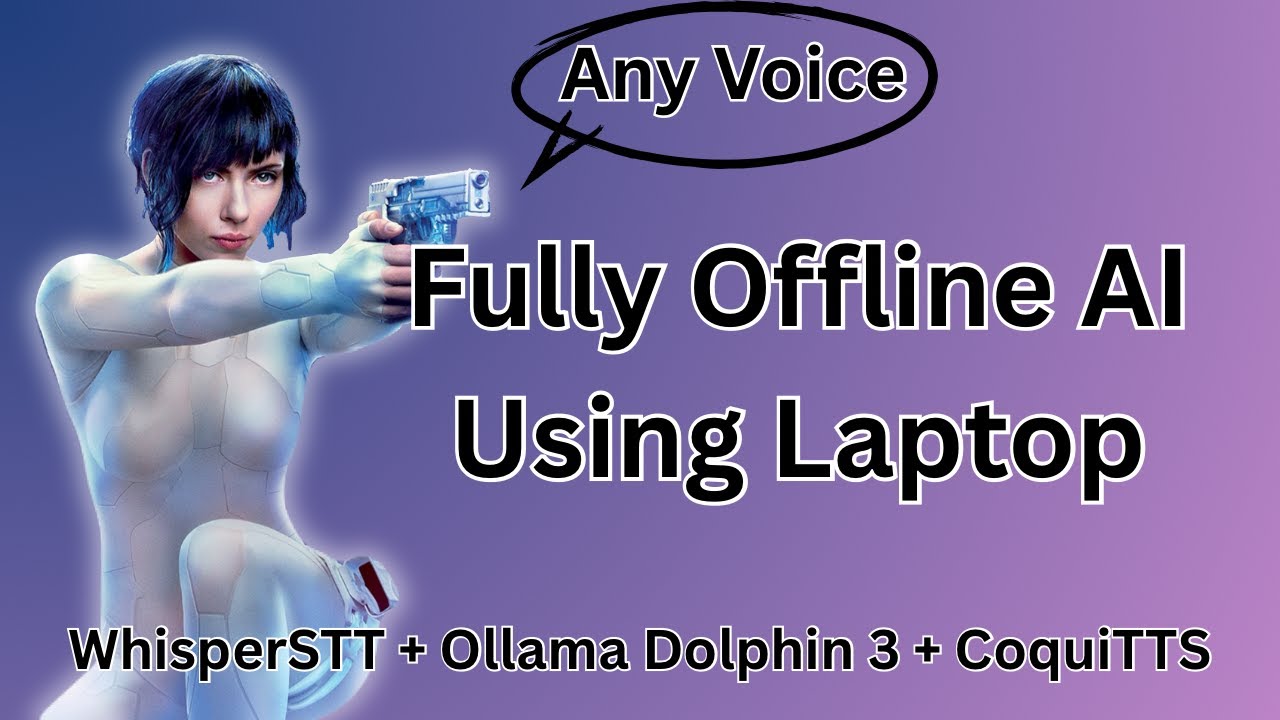 Offline Ghost in The Shell AI Assistant With Voice Cloned Speech!