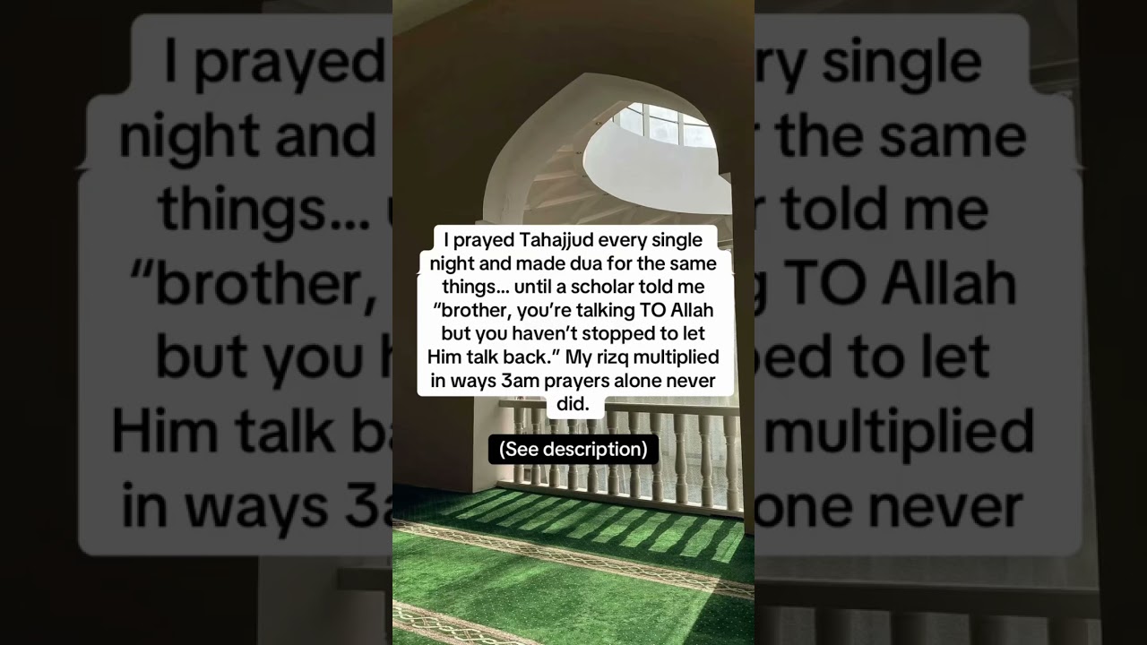 Why Your Tahajjud Isn&rsquo;t Moving Your Rizq (Do This Instead)
