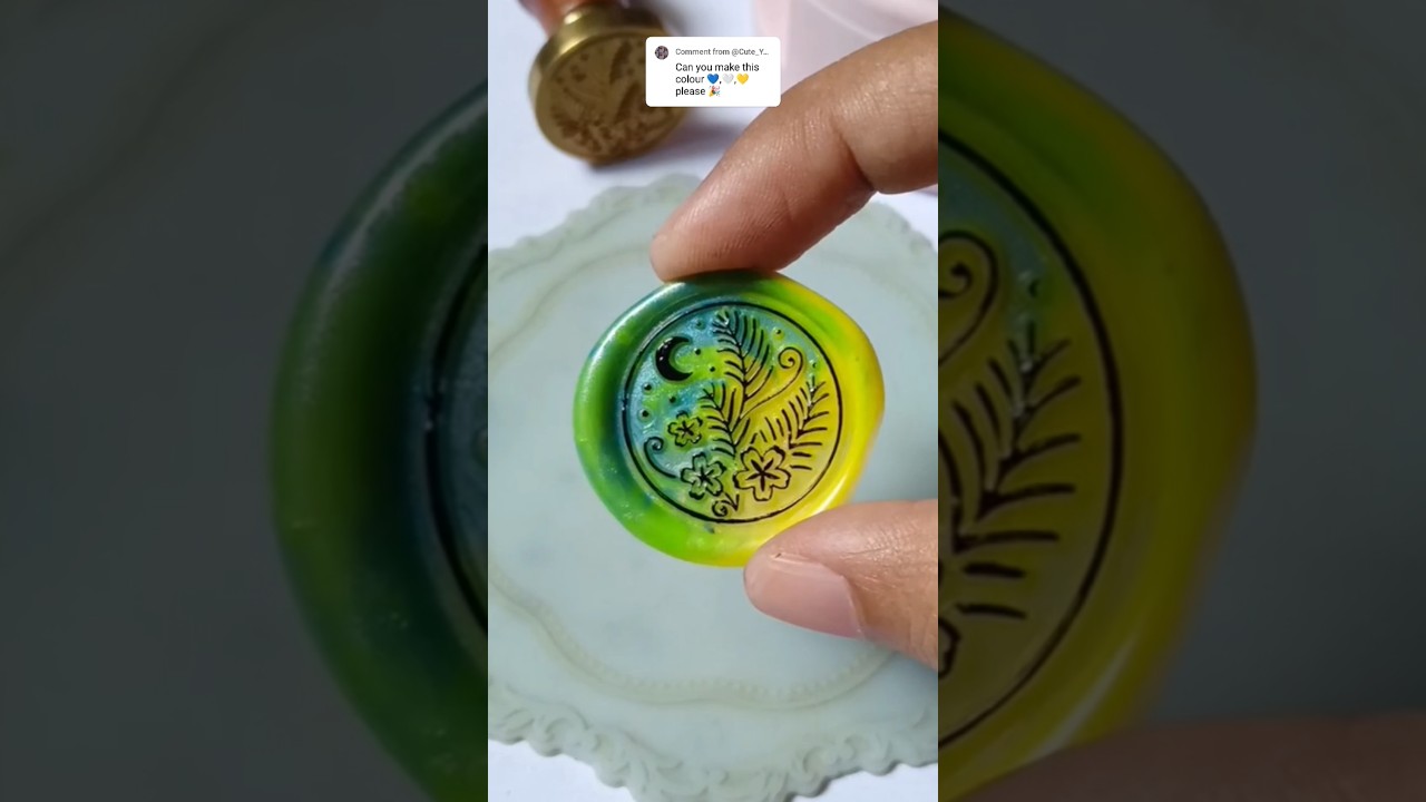 💙🤍💛 Waxseal Stamp / Marble Waxseal Stamp / Sealing Wax / Waxsealing ✨