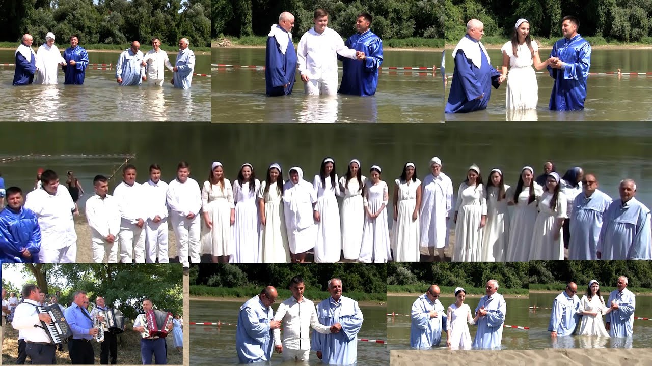 Sărbătoare la Biserica Penticostală ZĂDĂRENI *Botez în râul Mureș*