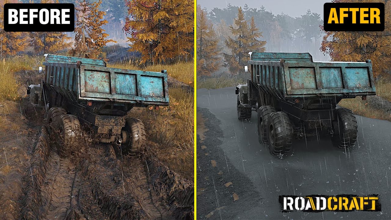 Roadcraft - Restoring an Abandoned Muddy Path (4K)
