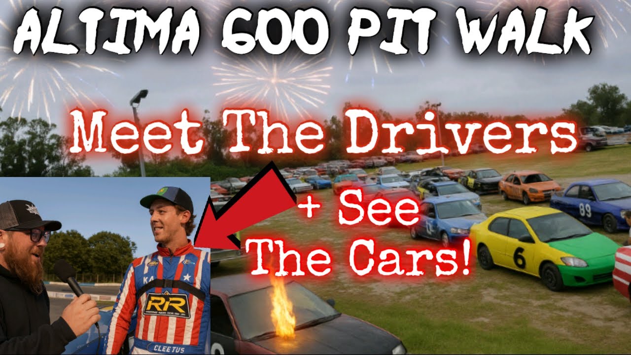 The Altima 600: Pit Walk & Driver Interviews (Freedom Factory Bradenton FL Oct 11th 2025)