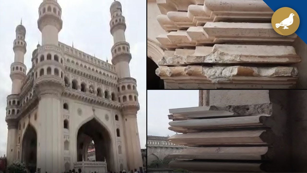 Charminar needs attention as plasters peel off