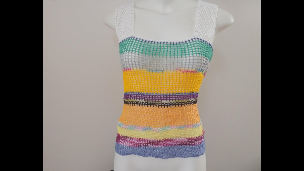 Regata mais fácil do mundo - Nó Chic Crochê - Kátia