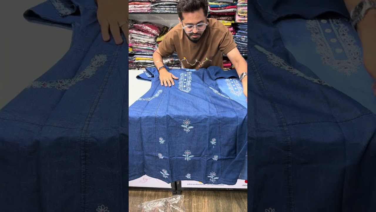✨Designer Denim One Piece💙✨M to XXL💫For Order 9904399388/8866215218 #like#denim#youtube#instagram 