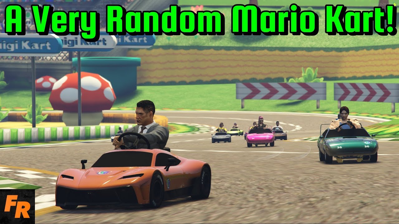 A Very Random Mario Kart! - Gta 5 Racing