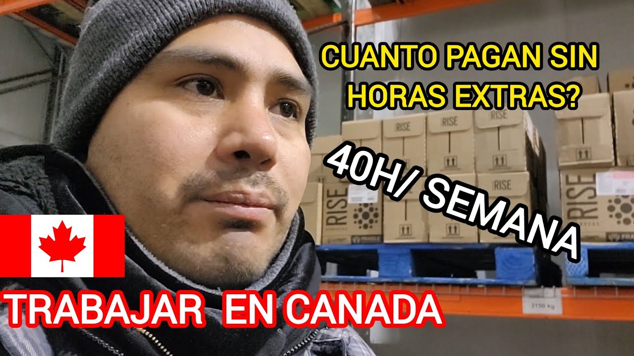 MI TRABAJO EN CANADA(INVIERNO) CUANTO ME PAGAN, SALARIO #trabajarencanada #trabajoencanada