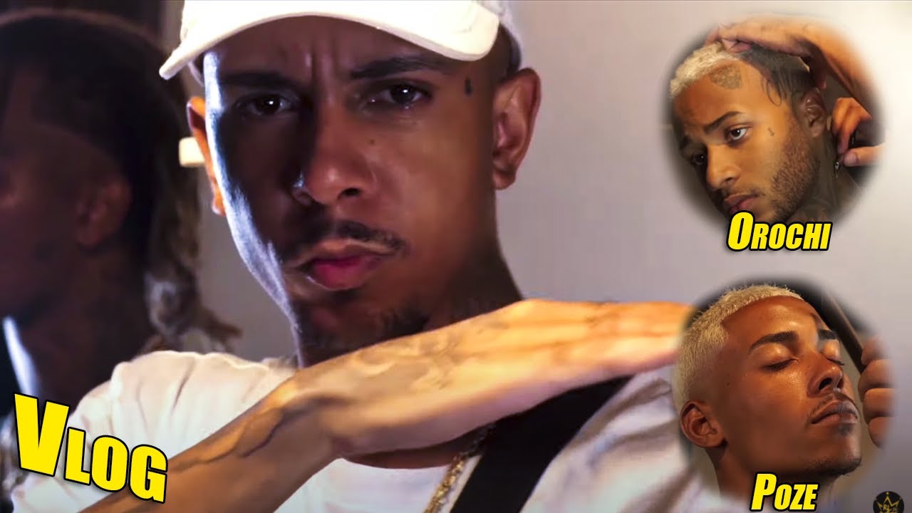 VLOG - DIA NA CASA DO OROCHI COM POZE DO RODO  - clip da nova música com poze do rodo ) ✂️🔥👊🏾