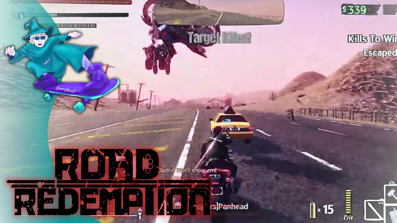 Gordon Gecko Challenge. Grinding for XP and money. Dying a lot. - Road Redemption