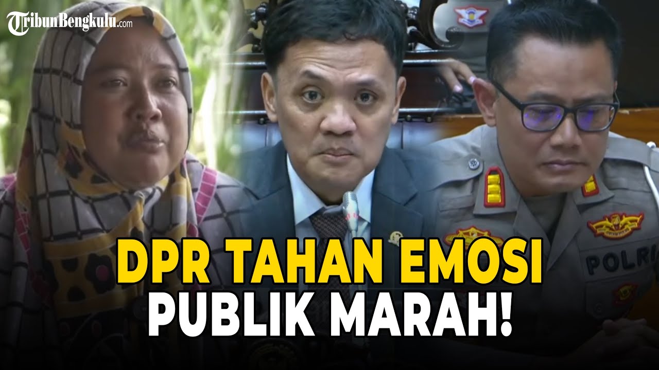 GERAM! DPR Tahan Emosi Didepan Polres Sleman: Publik Marah! Kami Juga Marah