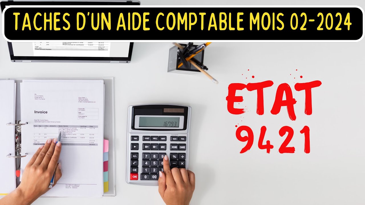 Les Taches d'un aide comptable mois 2