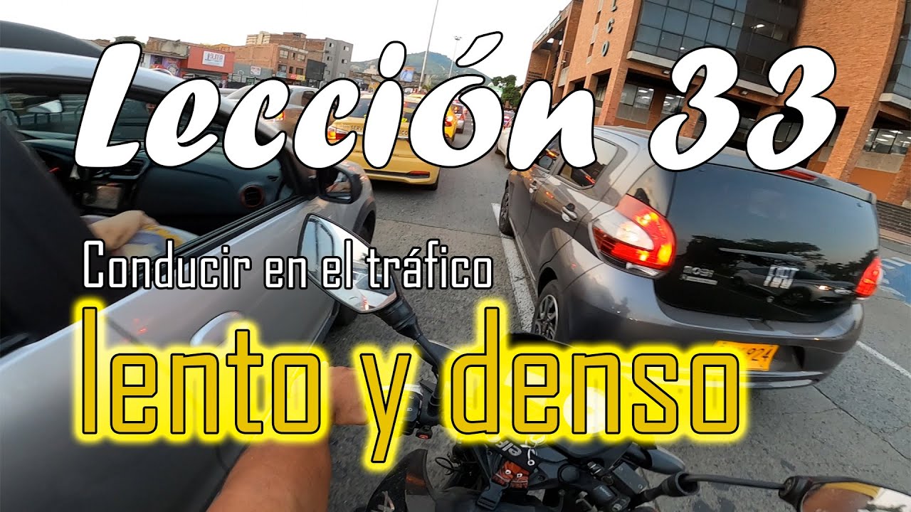TRUCOS fáciles para sobrevivir al tráfico tenso en moto | LECCIÓN 33 | Adiós Apache