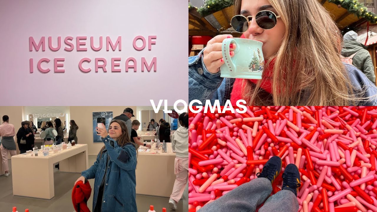 2 días / por fin voy al museo del helado / mercadito navideño + shopping